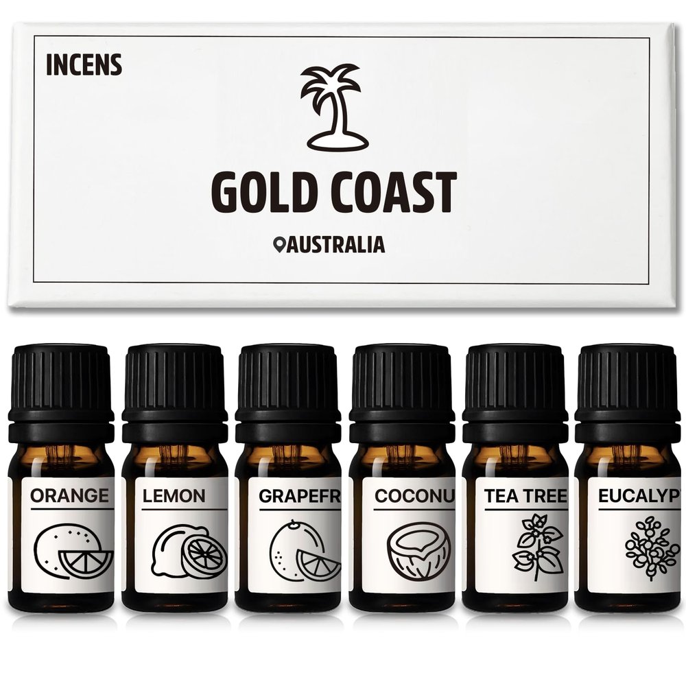 INCENS Gold Coast Series Essential Oil Set