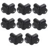 Black Iron Corner Protectors, 8 Pieces, for Jewelry Boxes view 1
