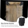 Black Iron Corner Protectors, 8 Pieces, for Jewelry Boxes view 2