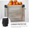 Black Iron Corner Protectors, 8 Pieces, for Jewelry Boxes view 3