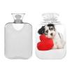 Lover Valentine Havanese Puppy Hot Water Bottle with Cover, 2 L view 2