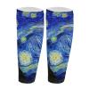 Wanyint Calf Compression Sleeves for Women and Men, Elastic Leg Compression Sleeves, Basketball, Bergre, Calf, Van Gogh Starry Night, 42 view 1