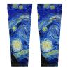 Wanyint Calf Compression Sleeves for Women and Men, Elastic Leg Compression Sleeves, Basketball, Bergre, Calf, Van Gogh Starry Night, 42 view 2