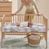 BYCHECAR Hippo Crib Mattress Protector, Breathable, Quilted, Extra Soft, 28 x 52 in view 3