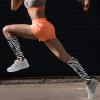 Wanyint Calf Compression Sleeves for Women and Men, Elastic Leg Compression Sleeves, Basketball, Plus Size, Calf, Zebra, 42 view 4