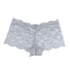 Women's Open-Crotch Lace Thong, Gray, XXXL view 1