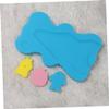 Blue Baby Bath Sponge Mat, Non-Slip view 2