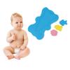 Blue Baby Bath Sponge Mat, Non-Slip view 4