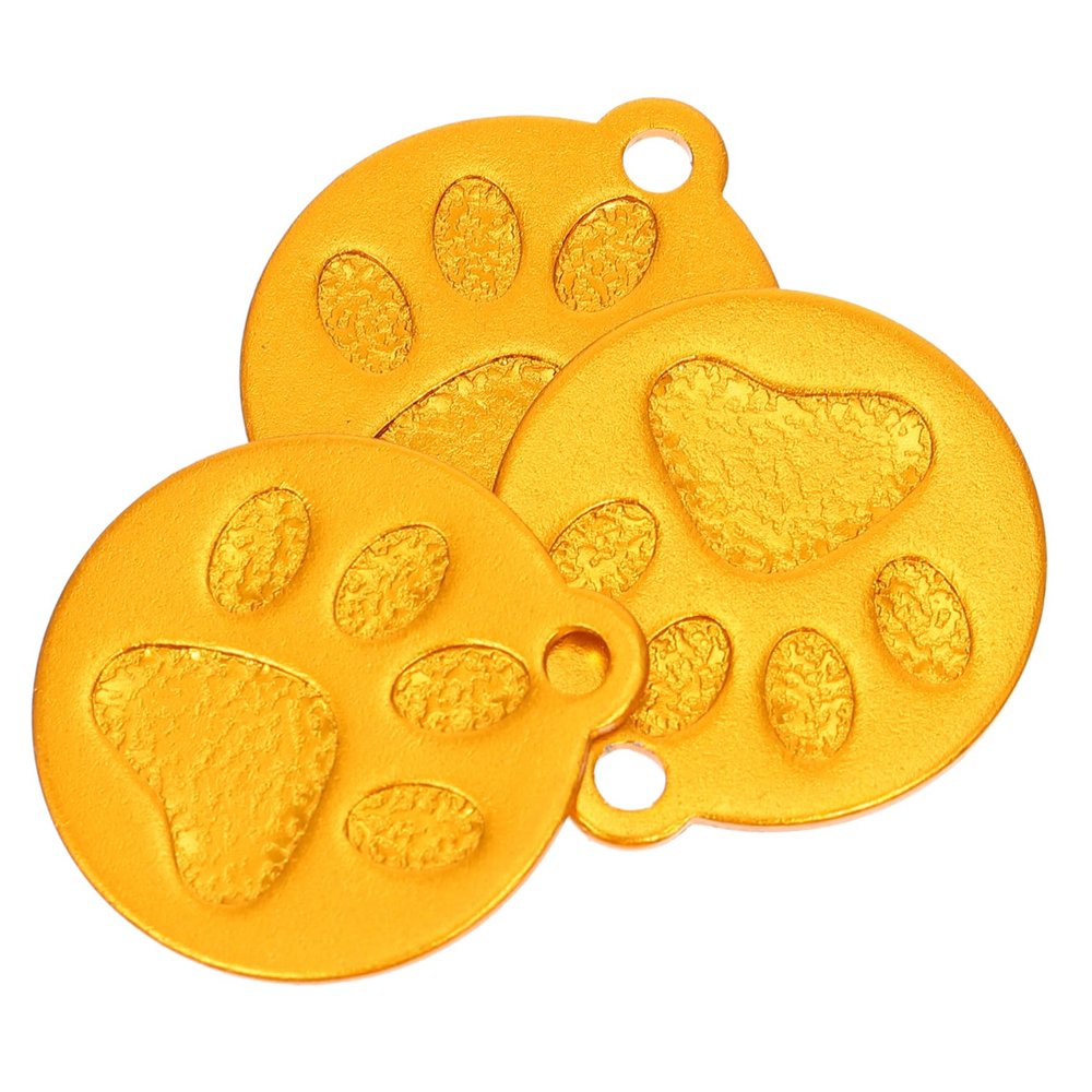 HAPINARY 3-Piece Personalized Pet ID Tag