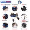 Adjustable Dog Wheelchair for Hind-Leg Support, Lightweight 2-Wheel Cart view 4