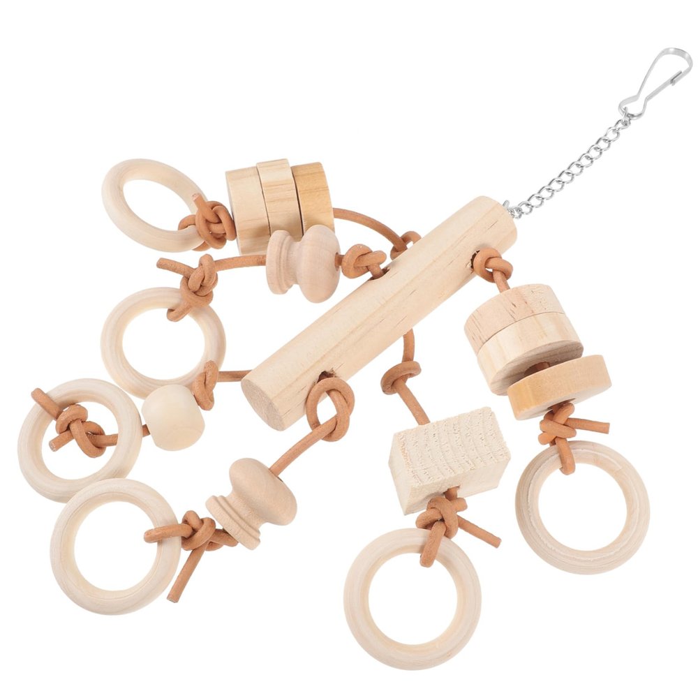 Beavorty Wooden Parrot Toy