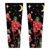 Wanyint Calf Compression Sleeves for Women and Men, Elastic Leg Compression Sleeves, Basketball, Hiking, Calf, Mushroom, Size 42 view 2