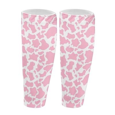 Wanyint Calf Compression Sleeves for Women and Men, Elastic Leg Compression Sleeves, Basketball, Hiking, Calf, Pink, Size 38
