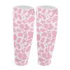 Wanyint Calf Compression Sleeves for Women and Men, Elastic Leg Compression Sleeves, Basketball, Hiking, Calf, Pink, Size 38 view 1