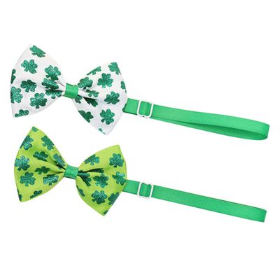 FOMIYES 2-Pack Adjustable Pet Bow Ties for Dogs and Cats
