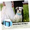 Beavorty Adjustable Rechargeable LED Dog Collar for Small Dogs view 3