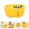 Automatic Water Dispenser for Pets, 2 L, Yellow Plastic view 3