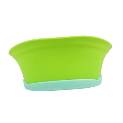 Adjustable Silicone Shampoo Cap for Babies, Green