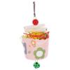 Beavorty Parrot Toy - Wooden Hanging Natural Toy for Birds view 1