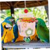 Beavorty Parrot Toy - Wooden Hanging Natural Toy for Birds view 4