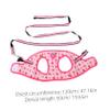 minkissy Adjustable Dog Harness with Breathable Strawberry Pattern Design for Small and Medium Dogs view 2