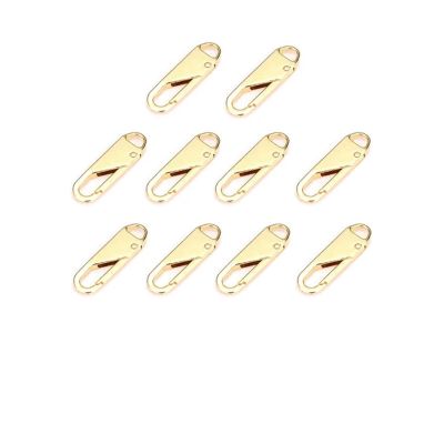 buuv 5/10-Piece Metal Universal Replacement Zipper Pull Repair Kit for Crafts and Sewing (N)