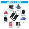 buuv 5/10-Piece Metal Universal Replacement Zipper Pull Repair Kit for Crafts and Sewing (N) view 4
