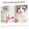 Beavorty Princess Cosplay Crown and Collar for Pets view 3
