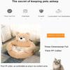 Hotsel Super-Soft Cat Cave Bed, Indoor Cat Igloo Bed, Warm Winter Bear Hug Design, Cat Mat and Dog Sofa view 3