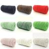 1 Pc 70% Cotton 30% Polycool Fiber, Round Skein, Hollow Cotton Yarn, Large Roll Skein, Handmade Cord, DIY Crochet Bag, 7.05 oz/Pc (Color: 13) view 2