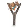 Natural Wood Bird Perch for Chewing, for Parrots and Budgerigars view 1