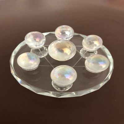 WIOSEN Newly Listed Natural Galvanized White Crystal