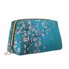Personalized Japanese Cherry Blossom Cosmetic Bag, White view 2