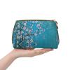 Personalized Japanese Cherry Blossom Cosmetic Bag, White view 4