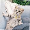minkissy Adjustable Pet Collar with Bell Pattern view 3