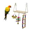 HAPINARY Parrot Toy Set - Hanging Ladder & Swing view 1
