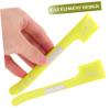 FRCOLOR 2-Piece Cat Food Spoons, Reusable Can Openers, Fruit Green view 4