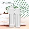 2-Pack 30 mL Frosted Airless Pump Bottles, White AS/PP view 3