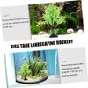 FRCOLOR 2-Piece Artificial Aquarium Plants view 2