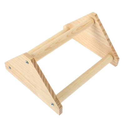 Beavorty Wooden Indoor Chicken Stand and Parrot Perch