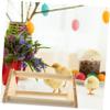 Beavorty Wooden Indoor Chicken Stand and Parrot Perch view 3