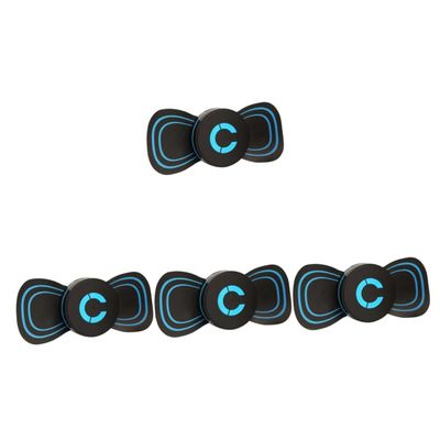 Gatuida 4-Piece Smart Neck Massager, Portable Self-Adhesive Massage Pads for Muscle Relaxation and Pain Relief