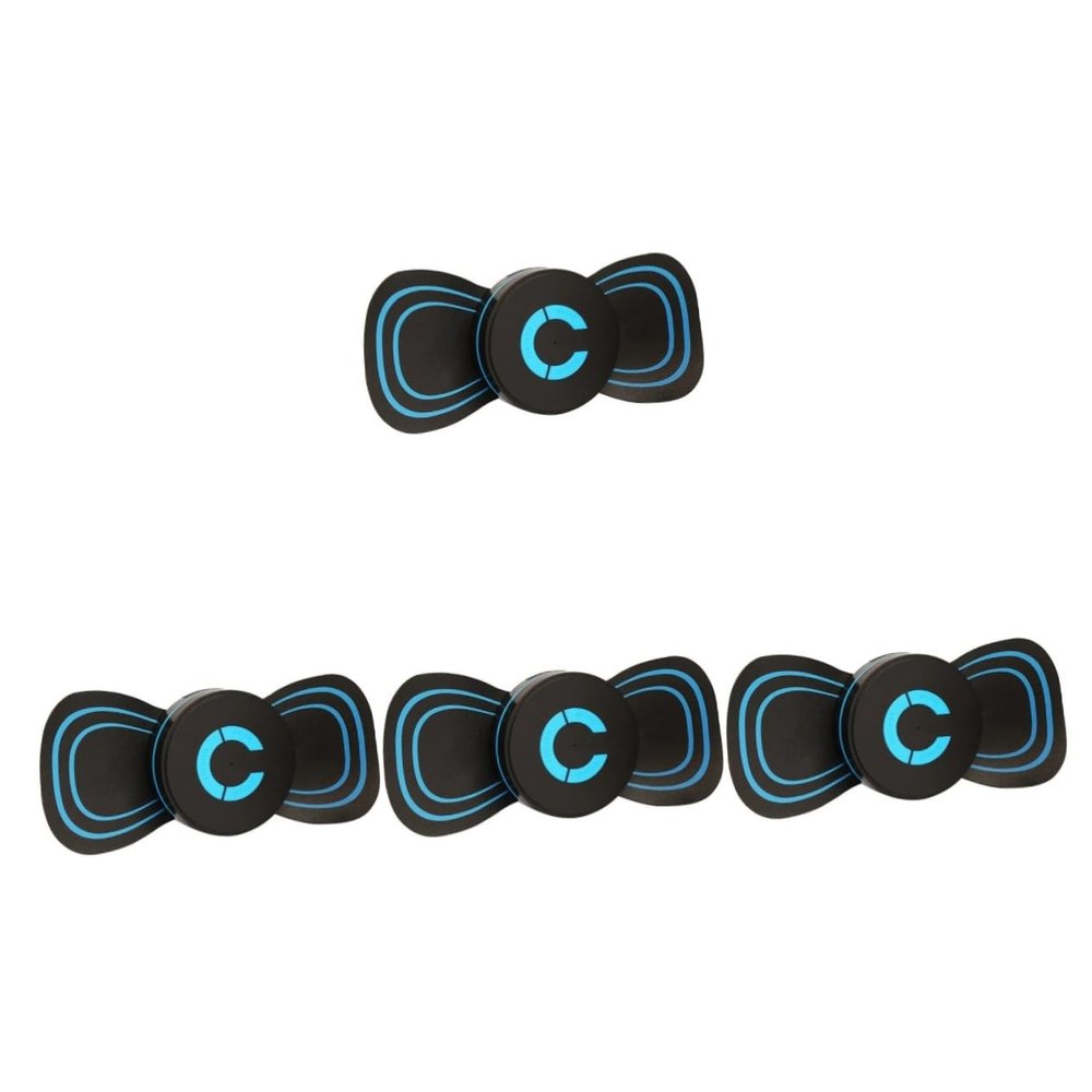 Gatuida 4-Piece Smart Neck Massager, Portable Self-Adhesive Massage Pads for Muscle Relaxation and Pain Relief