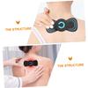 Gatuida 4-Piece Smart Neck Massager, Portable Self-Adhesive Massage Pads for Muscle Relaxation and Pain Relief view 3