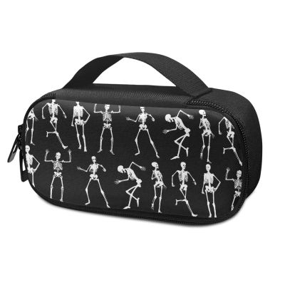 Suhoaziia Skull Skeleton Insulin Travel Case with Handle