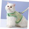 Beavorty Cat Harness with Leash - Avocado Design view 2