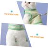 Beavorty Cat Harness with Leash - Avocado Design view 4