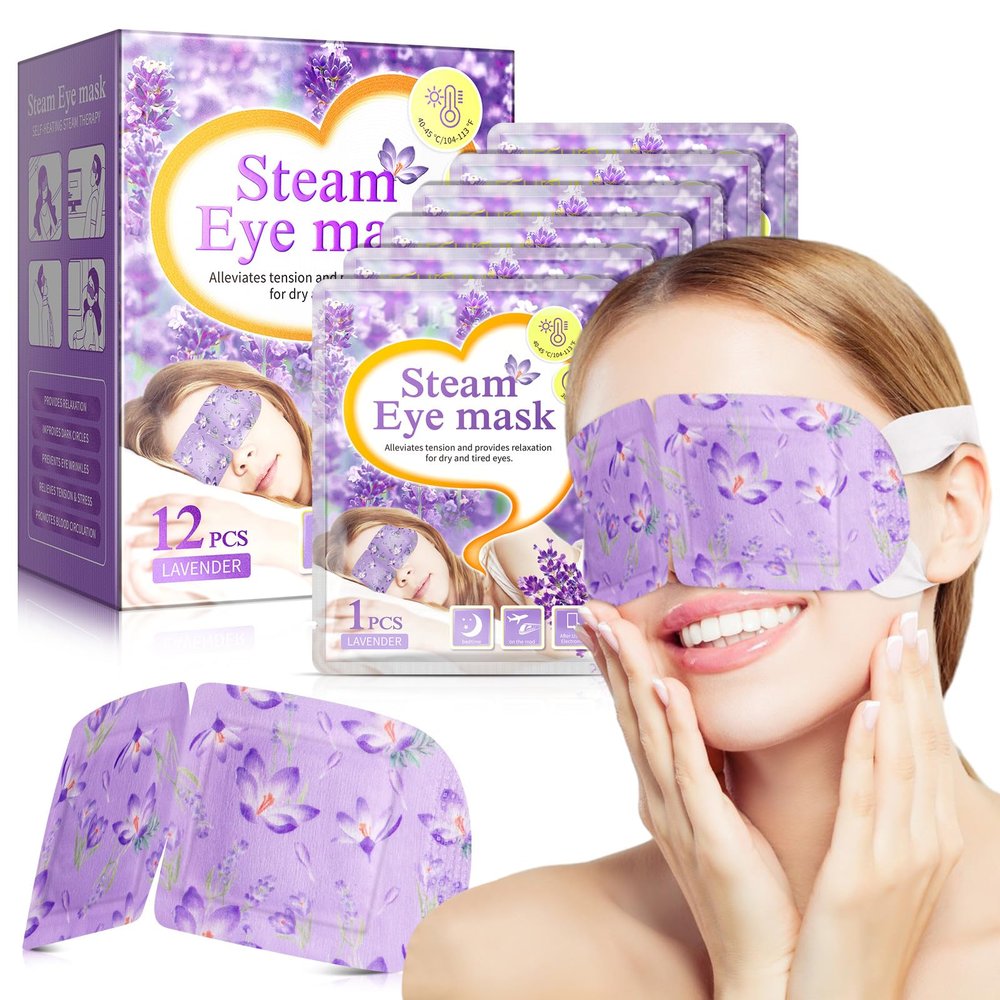 12-Count Warming Lavender Steam Eye Masks