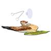 Metal Hen Hanging Ornament and Acrylic Window Decor view 1