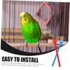 Beavorty 10 Pack Plastic Birdcage Perches view 2